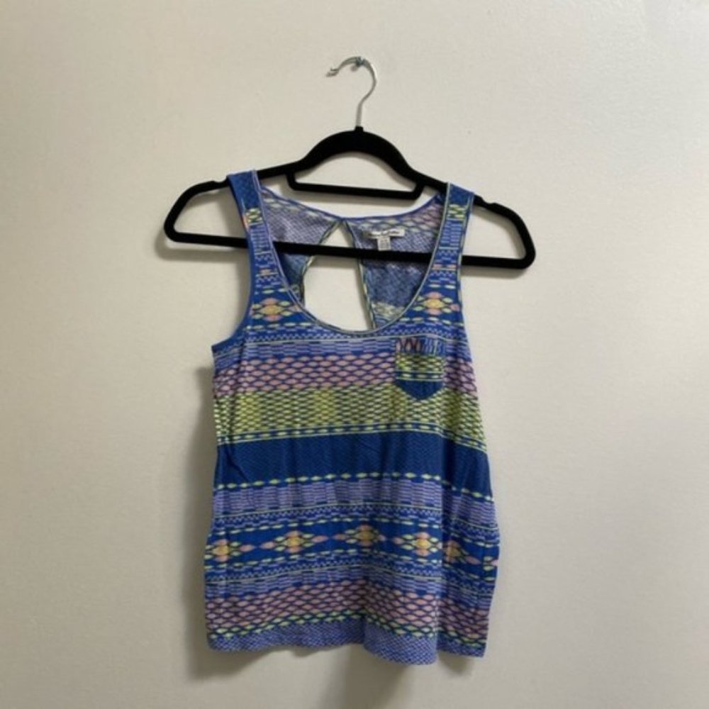 American Eagle Aztec Print Cutout Tank Top XS